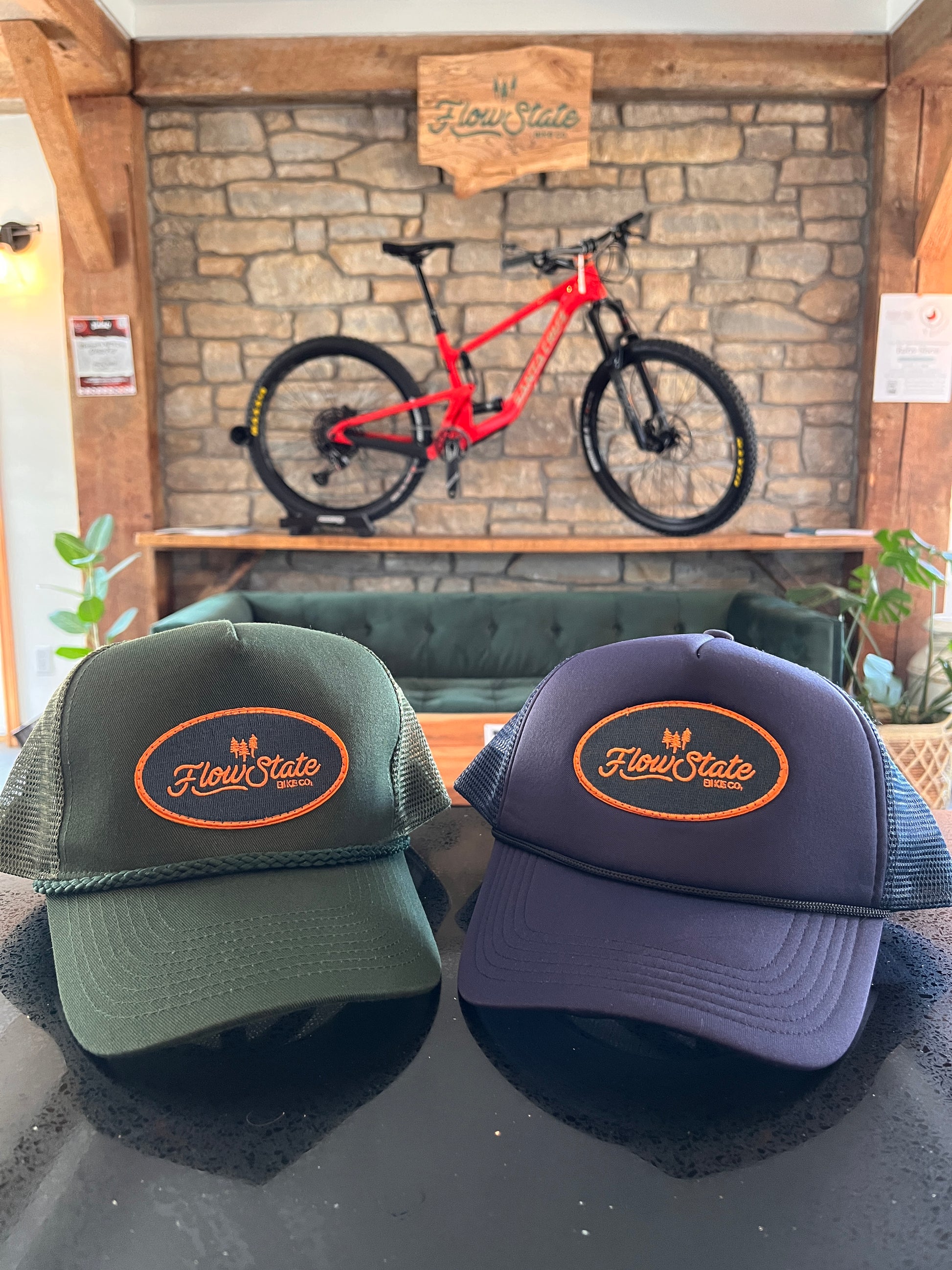 bicycle trucker hat